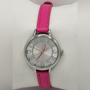 Avon Breast Cancer Awareness Pink and Silver Women's Watch, NIB